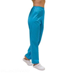 Pantalon Patsy Élastiqué pour Femme en Turquoise - Confort et Style