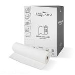 Drap d'Examen Emilabo Lisse Blanc 2 Plis 50x35 135 Feuilles - Lot de 12 Rouleaux