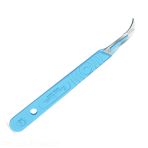 Swann Morton Sterile Scalpel - Stainless Steel Blades, MIPS Handle - Box of 10 - N°10 V 9245