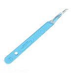 Swann Morton Sterile Scalpel - Stainless Steel Blades, MIPS Handle - Box of 10 - N°10 V 9246