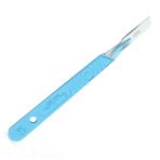 Swann Morton Sterile Scalpel - Stainless Steel Blades, MIPS Handle - Box of 10 - N°10 V 9244