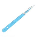 Swann Morton Sterile Scalpel - Stainless Steel Blades, MIPS Handle - Box of 10 - N°10 V 9248