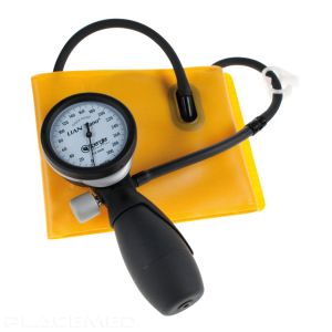 LIAN NANO Manual Sphygmomanometer with CLINIC Cuff by Spengler - Sizes L, M, S