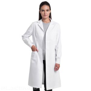 Blouse Médicale Blanche pour Femme - ALICANTE - Creyconfe - Manches Longues