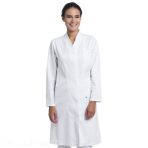 Elegant Medical Coat for Women - ANCONA Model by Creyconfe - Long Sleeves