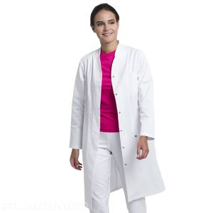 Elegant Medical Coat for Women - ANCONA Model by Creyconfe - Long Sleeves