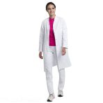 Elegant Medical Coat for Women - ANCONA Model by Creyconfe - Long Sleeves