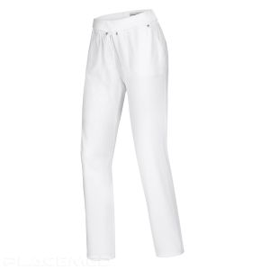 Pantalon médical stretch taille élastiquée avec cordon BP pour femmes - Pour le personnel de laboratoire