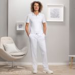 Women's stretch medical pants with elastic waistband and drawstring BP