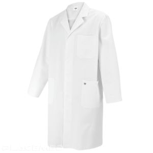 Blouse Médicale Blanche 100% Coton BP® pour Hommes