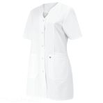 Nurse's Short Sleeve Tunic BP - Snap buttons - V-neck