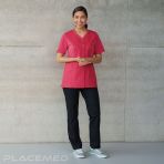 Women's Medical Tunic BP® - Modern Washed Out Design - Slim Fit - Coral