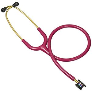 3M Littmann Classic II Neonatal Stethoscope 2157 Rainbow Edition, Raspberry Tubing