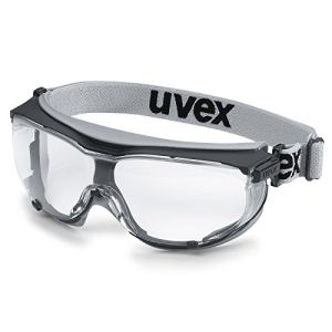 Uvex 9307375 Safety Glasses, Carbon Vision, SV Extreme Transparent, Gray/Black - Maximum Protection Glasses