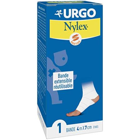 Urgo - Stretch Band - Dressing Fixation / Joint Support - Reusable - 4 m x 7 cm