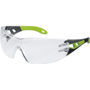 uvex Pheos Safety Glasses, Clear PC Lens, EN 166 & 170 Standards, Anti-Fog Lenses, Scratch Resistant - Chemical Products