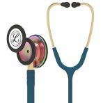 3M Littmann Stéthoscope de Surveillance Classic III, Tubulure Bleu Caraïbes, Rainbow Edition, 69 cm, 5807