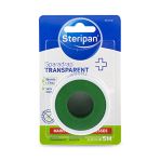 Steripan - Sparadrap Transparent - Résiste à l'Eau et Sans Latex - Hypoallergénique - 2,5 cm x 5 m - Lot de 2