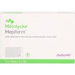 MEPIFORM SOFT SILICONE SCAR DRESSING 5 PCS 5CM X 7CM - 5CM X 7CM by MEPIFORM