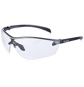 Bollé Safety Silium+ Incolores Lunettes Traitement Anti-Buée Platinum SILPPSI Chasse Sport Tir Pêche Travail Sécurité Antibuée