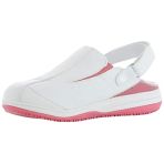 Oxypas Medilogic Iris – Slip-resistant Antistatic Nursing Clogs, White, 39 EU