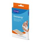 Omnistrip - Bandelettes de Suture Cutanées Adhésives Stériles - Application Facile - Peau Préservée - 6 x 38 cm - 12 Unités