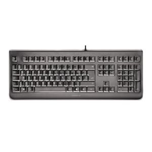 CHERRY KC 1068, French Layout, AZERTY Keyboard, Easy to Disinfect, Wired Waterproof Keyboard, Silent Typing, Black