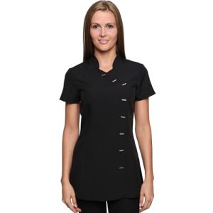 Mirabella Health & Beauty Esthetician Tunic for Women Arete Black Size 36/8 UK