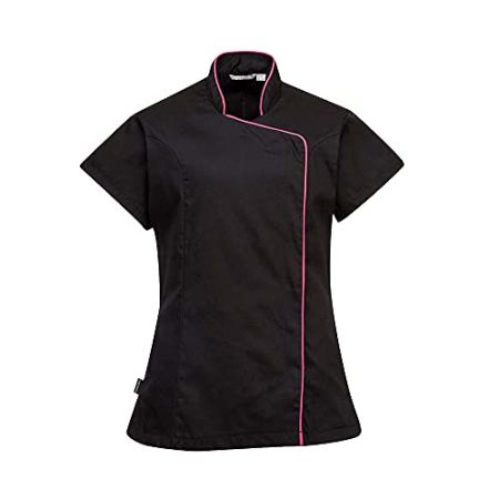 Portwest LW15 Wraparound Safety Tunic Workwear Black, XS