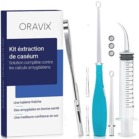 Stainless Steel Tonsil Hygiene Kit | 3 Tools for Extraction and Prevention of Tonsil Stones | Elimination of Bad Breath