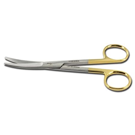 Gima - Curved Tungsten Carbide Mayo Scissors, 14.5 cm