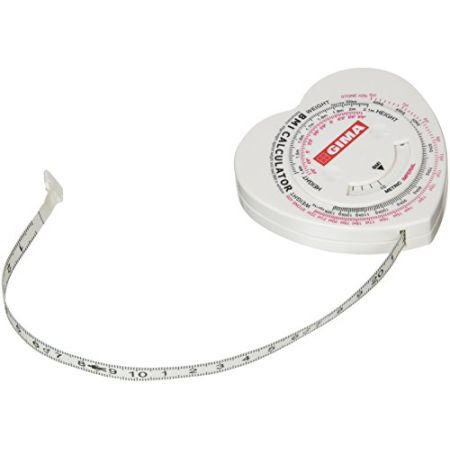 GiMa 27342 Tape Measure with BMI Calculator, Pack of 1