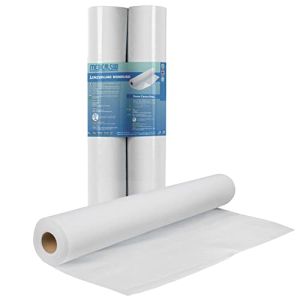 2 Rouleaux de Table de Massage Draps d'Examen 60 cm x 100 m Tissu non Tissé, Fabriqué en Italie, Medical Sud Professional