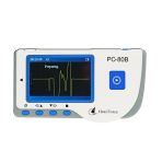 Heal Force Pc-80b facile Handheld moniteur ECG Portable avec Dérivations ECG câble, ECG Électrodes, logiciel et câble USB Approuvé CE