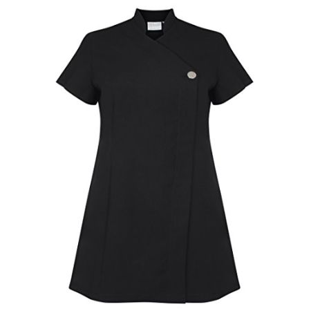 Proluxe Signature Button Beauty Tunic - Manicure Salon Uniform - Black - 10