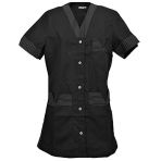 Fratelliditalia Women's Tunic for Beauticians and Hairdressers in Black S