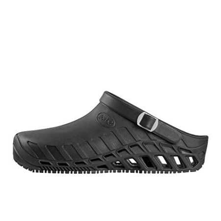 Scholl Clog Evo Unisex, Sabots Professionnels Noirs 42.5 EU