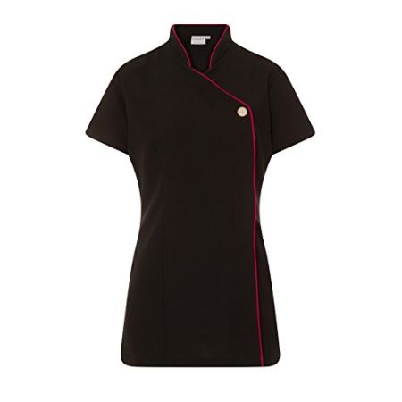 Proluxe Beauty Tunic with Contrast Trim - Manicure and Spa Salon Uniform