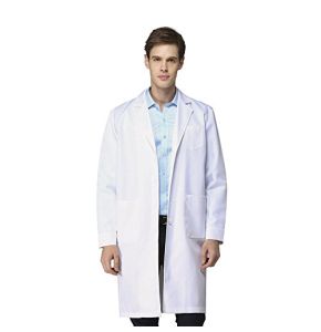 blouse blanche professionnel électrostatiques unisexes, docteur manteau, technicien manteau, Blanc, L