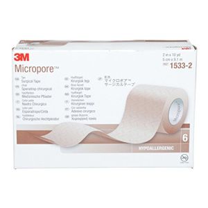 Sparadrap couleur chair, 3M Micropore, 1533-2