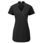 Uniforme De Tunique Pour Femme, Esthétique, Thérapeute, Spa - Noir - 36