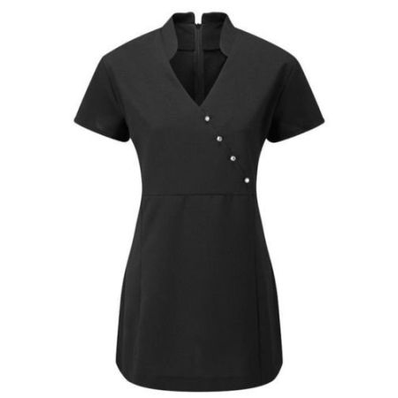 Uniforme De Tunique Pour Femme, Esthétique, Thérapeute, Spa - Noir - 36