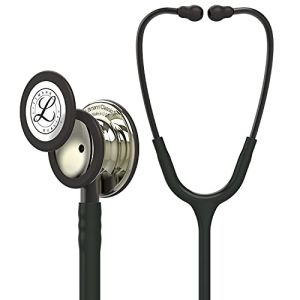 3M Littmann Stéthoscope de Surveillance Classic III, Tubulure Noire, Édition Champagne, 69 cm, 5861