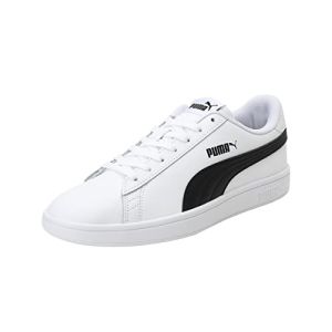 PUMA Unisex Smash V2 L Baskets Puma White Puma Black 42 EU