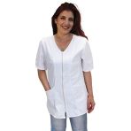 Blouse De Travail Pour Femme Avec Fermeture Éclair - Style Simple