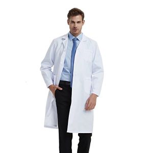 BSTT Homme Blouse de Laboratoire Blanc Vêtements de Travail Uniformes Nouvelle amélioration Mince XXL