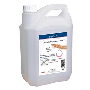 Orlav - Eligel A Gel Hydroalcoolique 5L - Lot de 1 Bidon