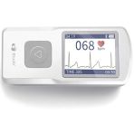 EMAY Bluetooth Moniteur ECG Portable (for iPhone & Android, Mac & Windows), Moniteur ECG Personnel sans Fil, Mobile Electrocardiographe, Mesure la ...