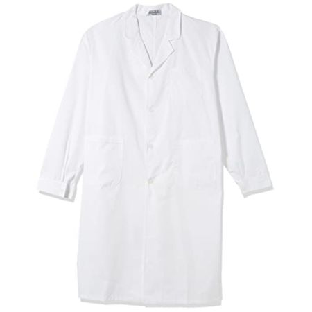 WWOO Blouse de Laboratoire Homme Blanche Blouse Médicale Vêtements de Travail et Uniformes Tissu Mise à Niveau Mince XXXL