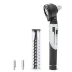 AIESI® Otoscope Professionnel Médical de Poche à Fibre Optique avec Éclairage LED 3V à Lumière Blanche VISIOSCOPE, Garantie de 24 Mois